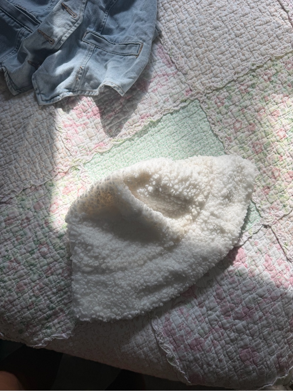 Cozy Cream Sherpa Bucket Hat